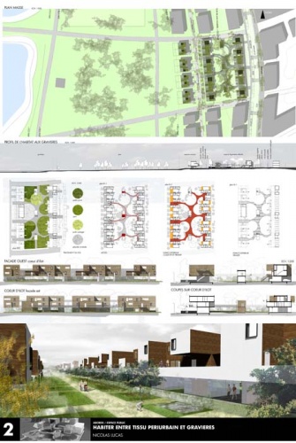 Cration de 38 logements coopratifs : planche espace public