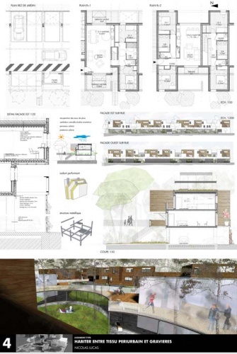 Cration de 38 logements coopratifs : planche logement